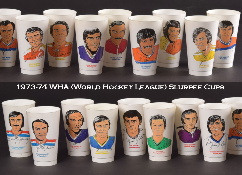 1973 74 WHA Hockey Slurpee Cups